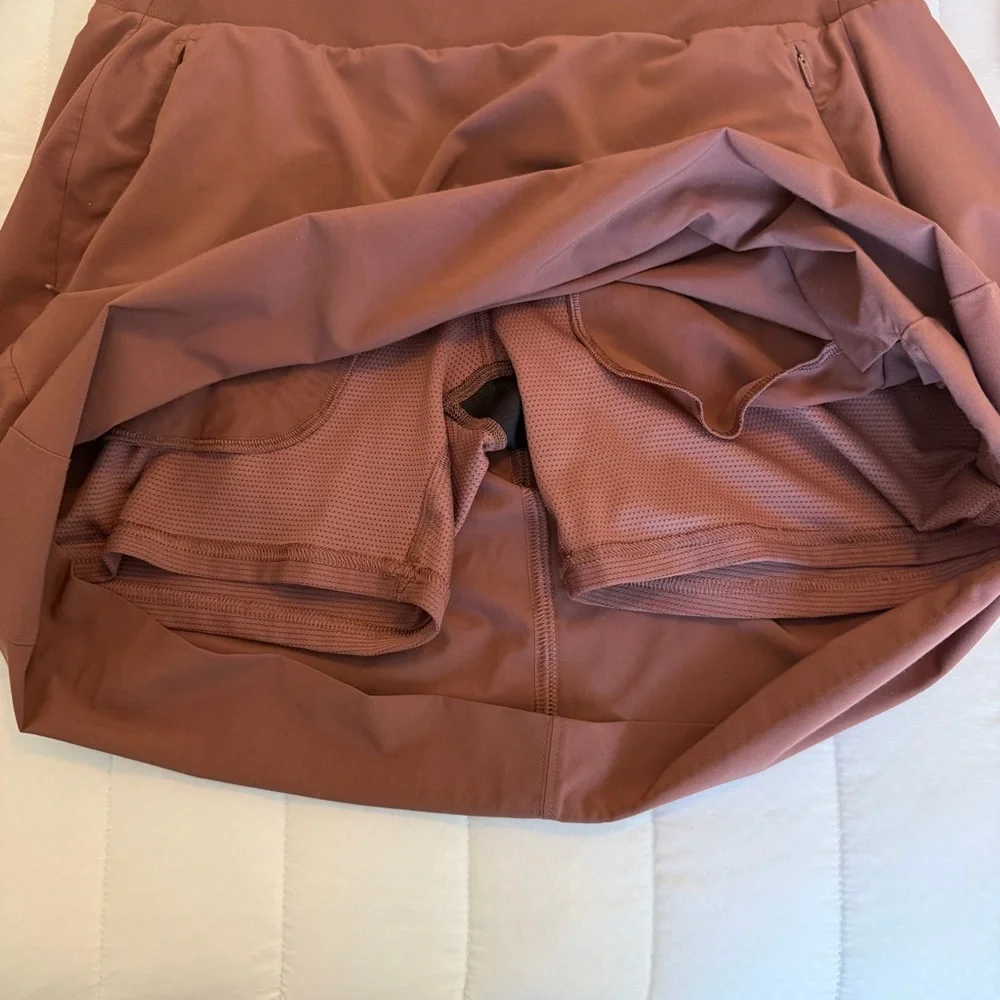 Athleta Soho Skort in Dusty Rose Brown size 8 Tall - Picture 7 of 11